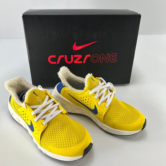 Nike Cruzrone Speed Yellow / Game Royal NIB Running Shoes - Picture 2 of 14